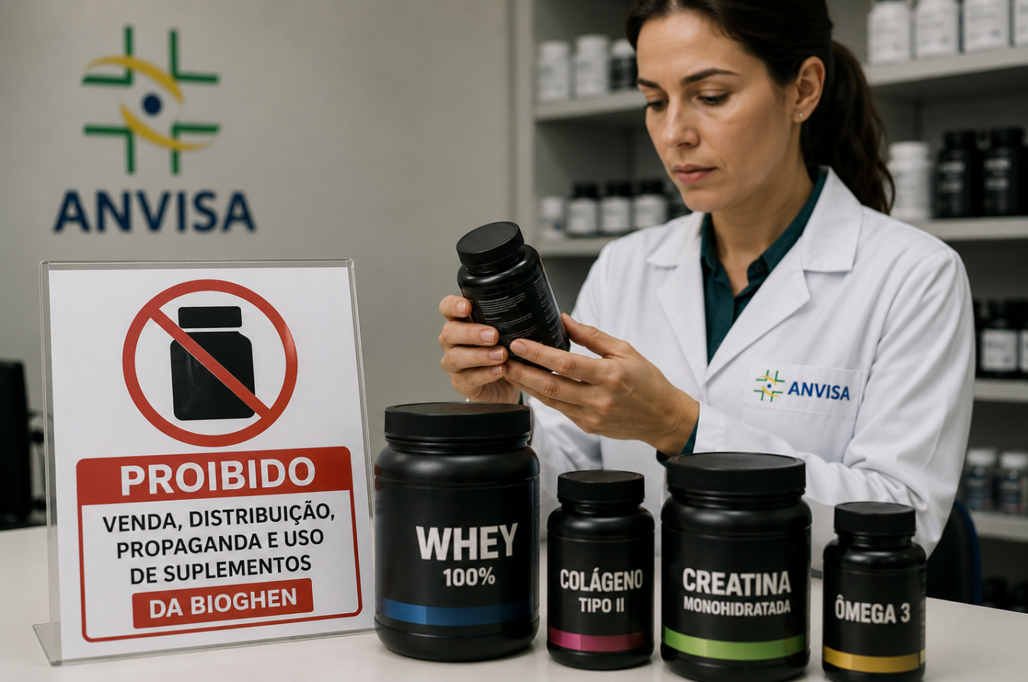 Anvisa: reviravolta no caso Bioghen! Recolhimento de suplementos é suspenso, mas venda e uso seguem proibidos