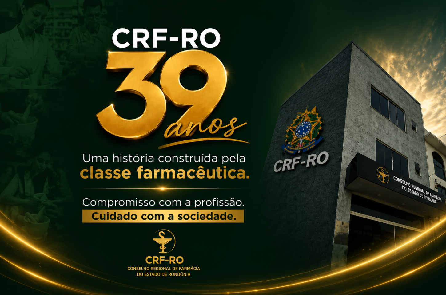 CRF-RO celebra 39 anos com nova sede e foco na valorização da profissão farmacêutica em Rondônia