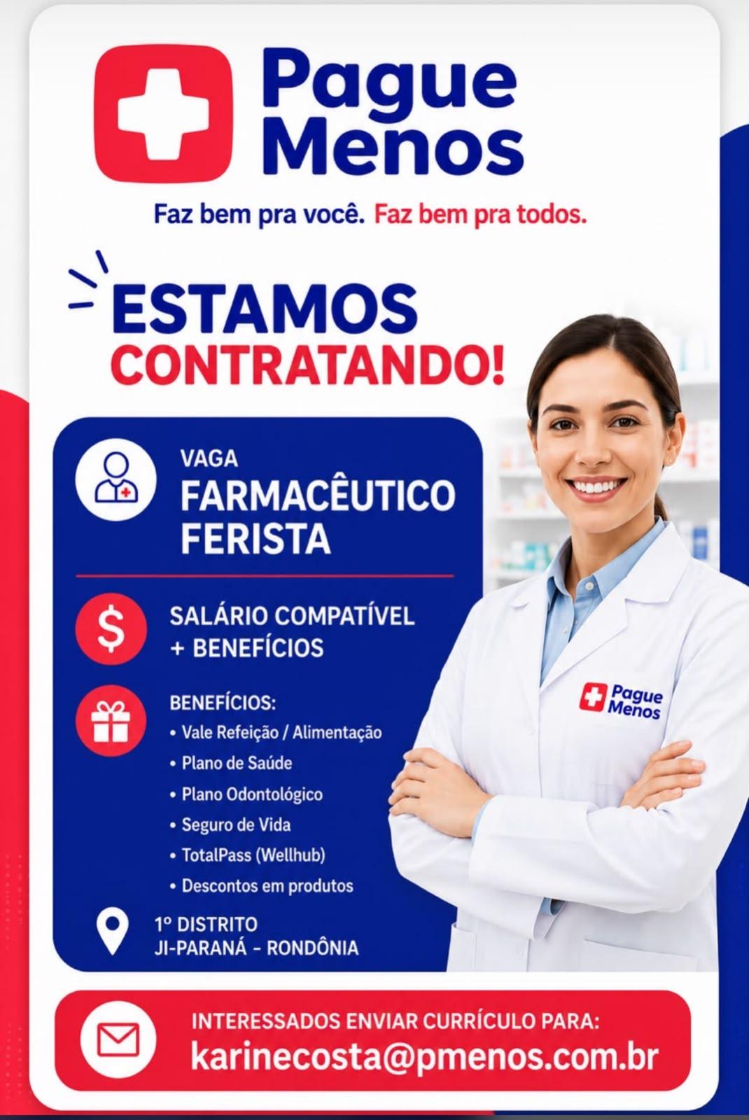 Vaga de Emprego em Jí-Paraná