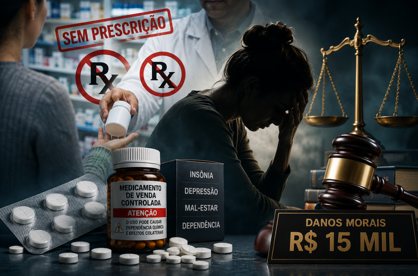 TJMG mantém condenação de farmácia por induzir dependência química em cliente