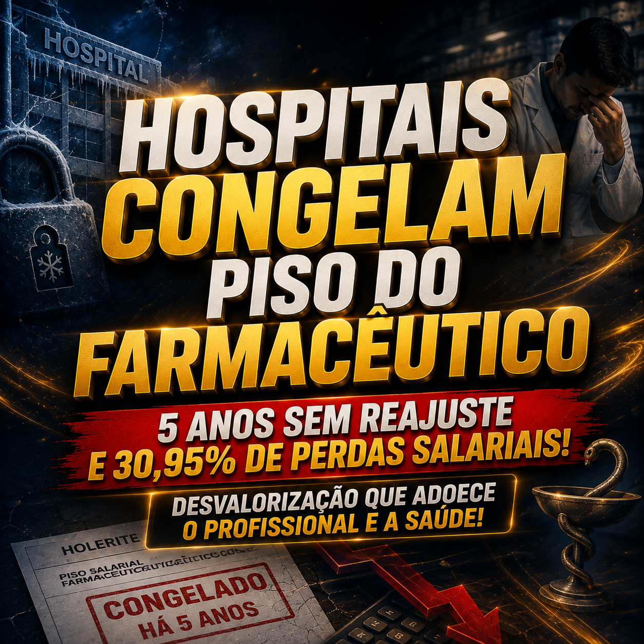 Salário defasado e proposta polêmica: hospitais de Rondônia travam reajuste salarial dos farmacêuticos